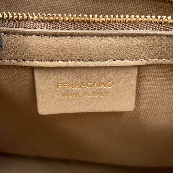 サルヴァトーレ・フェラガモ ハンドバッグ ビーチ スモール キャンバス 214988 Ferragamo トートバッグ