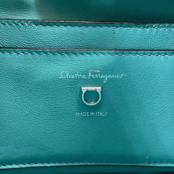 サルヴァトーレ・フェラガモ ハンドバッグ ケージバッグ レザー 211403 Ferragamo 2way