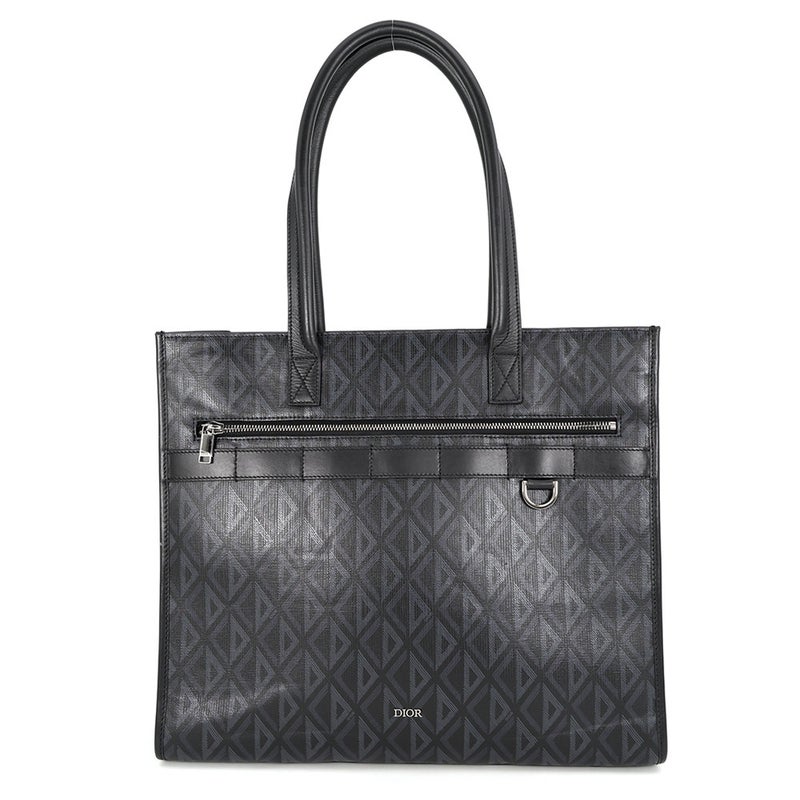 ディオール トートバッグ CDダイアモンド サファリ トート PVC レザー 1ESSH224CDP Christian Dior 黒 セール品