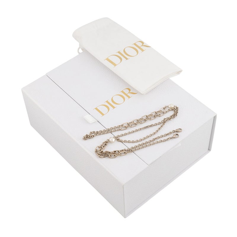 ディオール チェーンショルダーバッグ カナージュ My Dior デイリーチェーンポーチ ラムスキン S0937ONMJ 黒