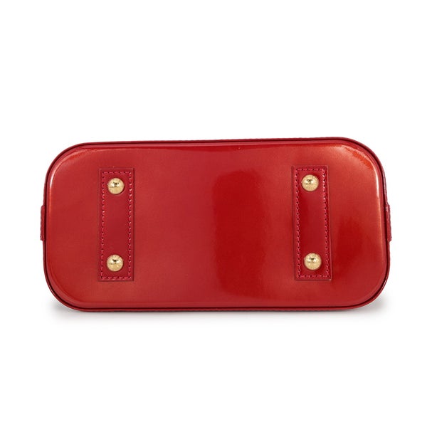 ルイヴィトン ハンドバッグ モノグラム・ヴェルニ レイユール アルマBB M91593 LOUIS VUITTON 2way レッド