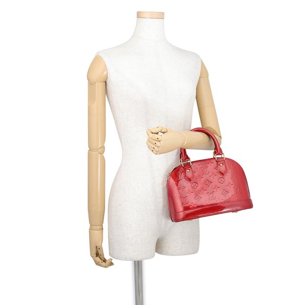 ルイヴィトン ハンドバッグ モノグラム・ヴェルニ レイユール アルマBB M91593 LOUIS VUITTON 2way レッド