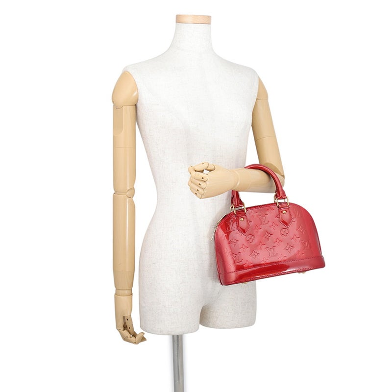 ルイヴィトン ハンドバッグ モノグラム・ヴェルニ レイユール アルマBB M91593 LOUIS VUITTON 2way レッド