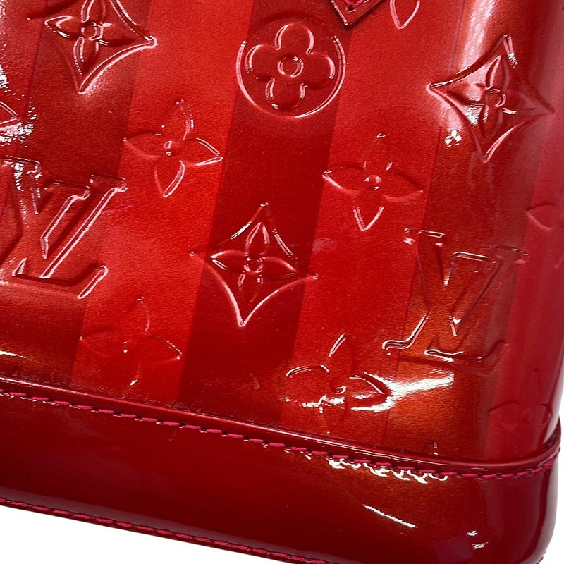 ルイヴィトン ハンドバッグ モノグラム・ヴェルニ レイユール アルマBB M91593 LOUIS VUITTON 2way レッド