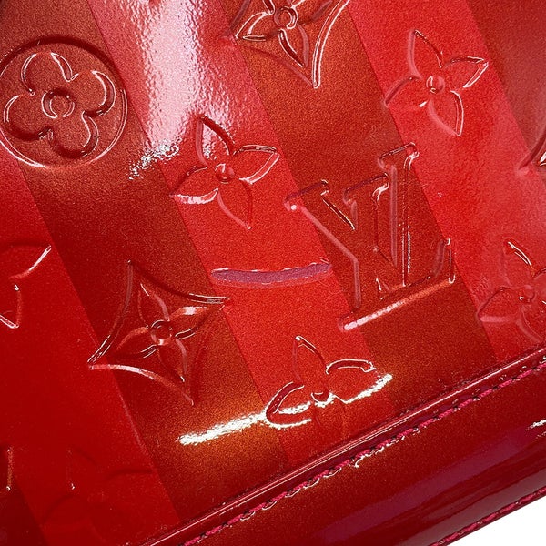 ルイヴィトン ハンドバッグ モノグラム・ヴェルニ レイユール アルマBB M91593 LOUIS VUITTON 2way レッド