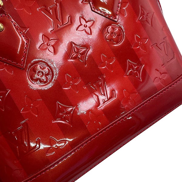 ルイヴィトン ハンドバッグ モノグラム・ヴェルニ レイユール アルマBB M91593 LOUIS VUITTON 2way レッド