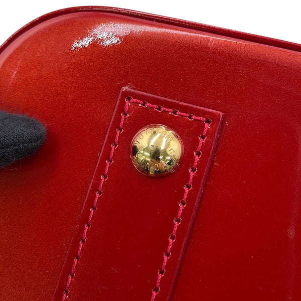 ルイヴィトン ハンドバッグ モノグラム・ヴェルニ レイユール アルマBB M91593 LOUIS VUITTON 2way レッド