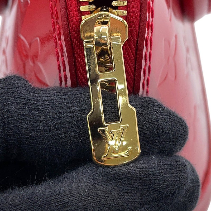 ルイヴィトン ハンドバッグ モノグラム・ヴェルニ レイユール アルマBB M91593 LOUIS VUITTON 2way レッド