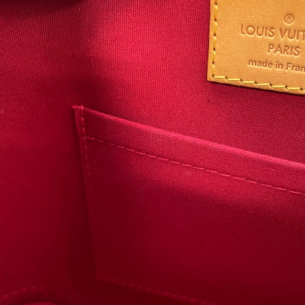 ルイヴィトン ハンドバッグ モノグラム・ヴェルニ レイユール アルマBB M91593 LOUIS VUITTON 2way レッド