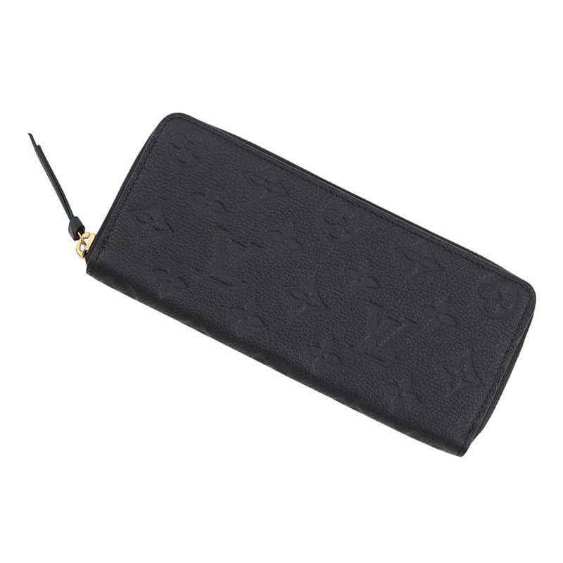 ルイヴィトン 長財布 モノグラム・アンプラント ポルトフォイユ・クレマンス M60171 LOUIS VUITTON 黒 ブラック
