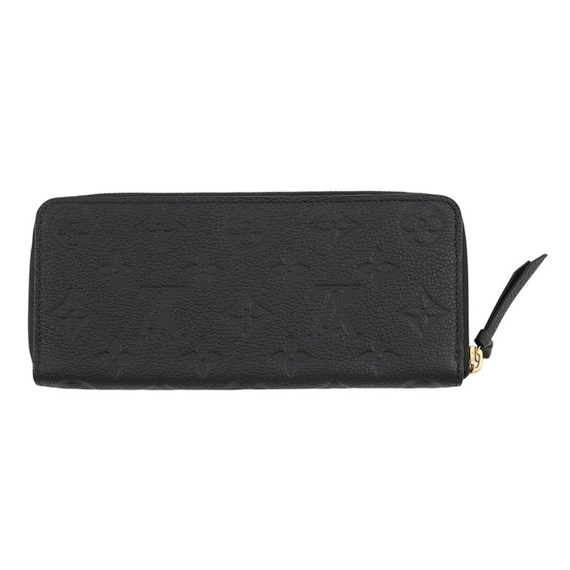 ルイヴィトン 長財布 モノグラム・アンプラント ポルトフォイユ・クレマンス M60171 LOUIS VUITTON 黒 ブラック