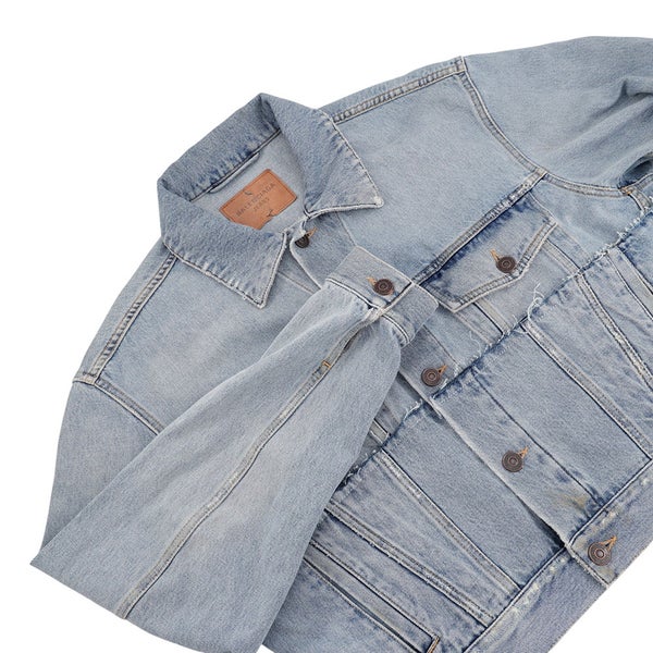 バレンシアガ ジャケット ロゴ デニムジャケット スモールフィット レディースサイズ36 834010 BALENCIAGA アウター