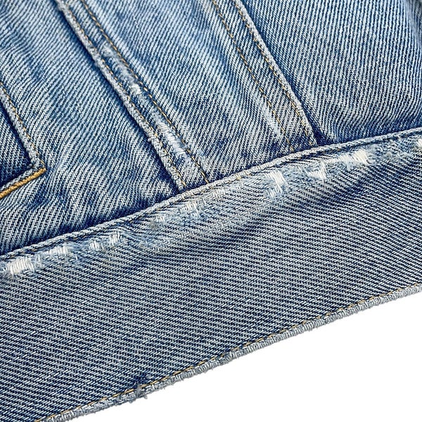 バレンシアガ ジャケット ロゴ デニムジャケット スモールフィット レディースサイズ36 834010 BALENCIAGA アウター
