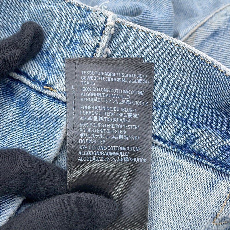 バレンシアガ ジャケット ロゴ デニムジャケット スモールフィット レディースサイズ36 834010 BALENCIAGA アウター