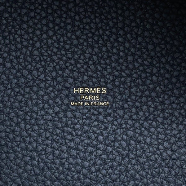 エルメス ハンドバッグ ピコタンロックPM アルドワーズ/シャンパンゴールド金具 トリヨンクレマンス G刻印 HERMES