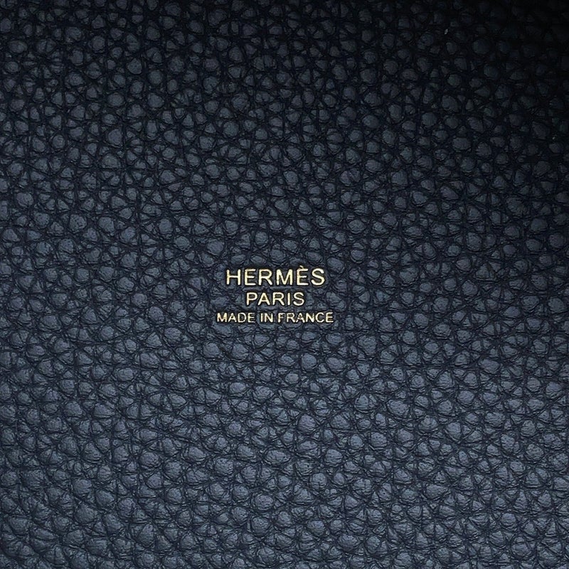 エルメス ハンドバッグ ピコタンロックPM アルドワーズ/シャンパンゴールド金具 トリヨンクレマンス G刻印 HERMES