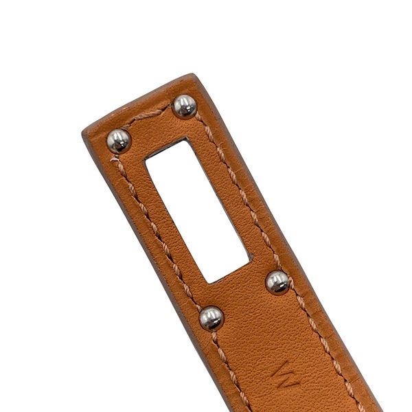 エルメス ブレスレット ケリー ドゥブルトゥール ヒマラヤ/シルバー金具 ニロティカスマット W刻印 サイズT3