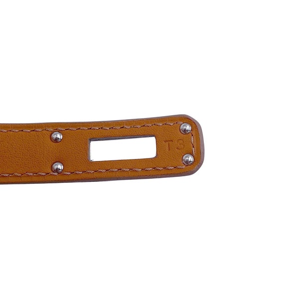 エルメス ブレスレット ケリー ドゥブルトゥール ヒマラヤ/シルバー金具 ニロティカスマット W刻印 サイズT3