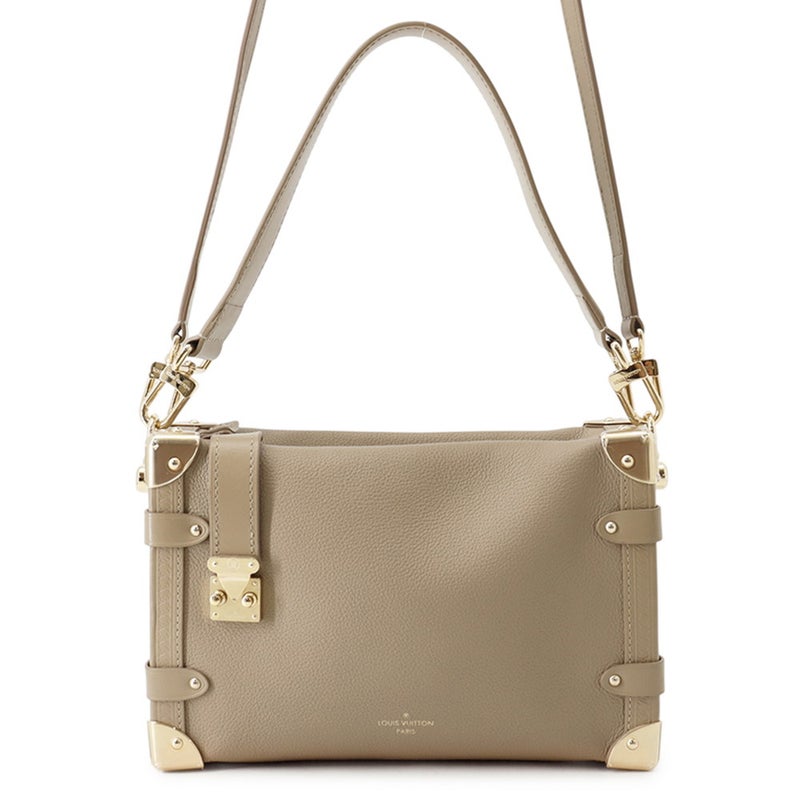 ルイヴィトン ハンドバッグ グレインカーフレザー サイドトランク MM M25072 LOUIS VUITTON 2wayショルダーバッグ