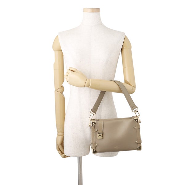 ルイヴィトン ハンドバッグ グレインカーフレザー サイドトランク MM M25072 LOUIS VUITTON 2wayショルダーバッグ