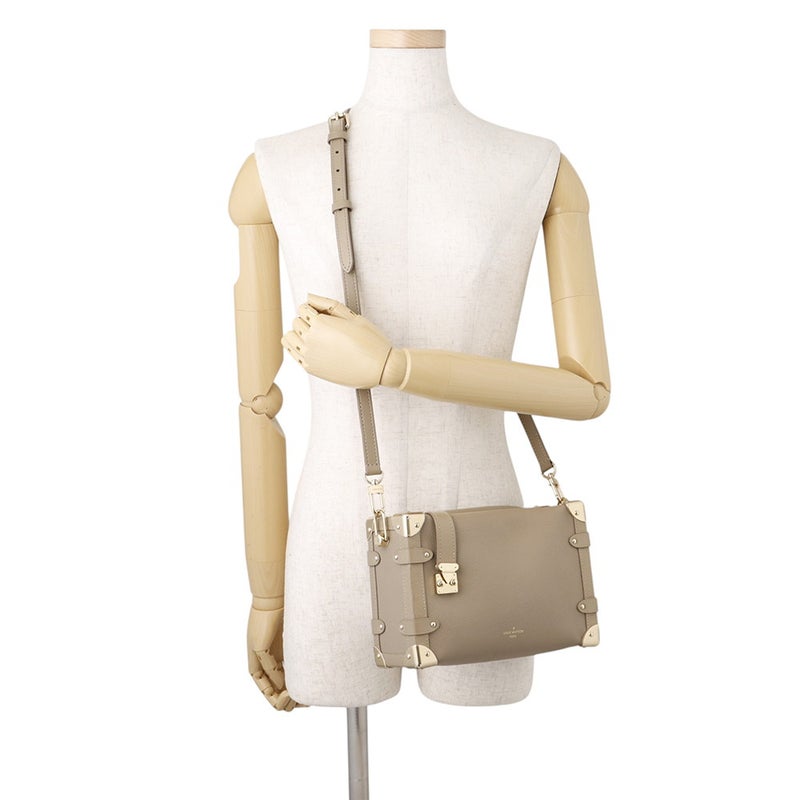 ルイヴィトン ハンドバッグ グレインカーフレザー サイドトランク MM M25072 LOUIS VUITTON 2wayショルダーバッグ