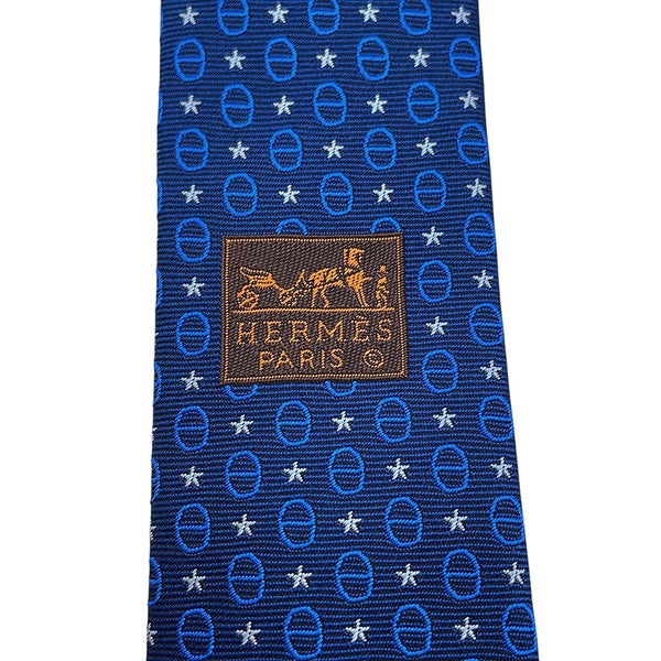 エルメス ネクタイ フヘヴィシルクタイ スターズ・マイヨン HERMES メンズ タイ