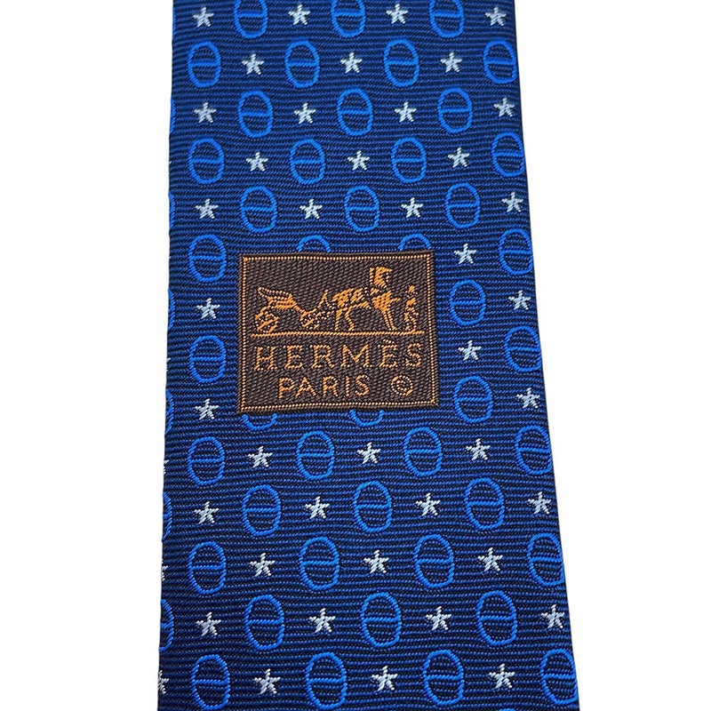 エルメス ネクタイ フヘヴィシルクタイ スターズ・マイヨン HERMES メンズ タイ