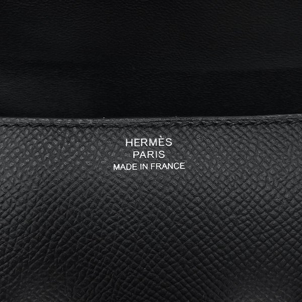 エルメス ショルダーバッグ コンスタンス エラン ミロワール ブラック/シルバー金具 エプソン G刻印 HERMES 黒