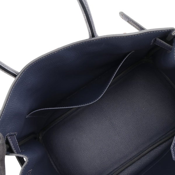 エルメス バーキン30 ブルーニュイ/ゴールド金具 トゴ X刻印 HERMES Birkin ハンドバッグ