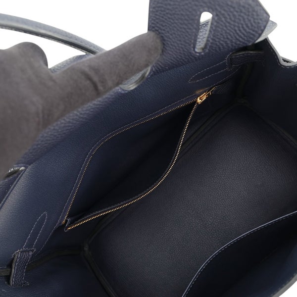 エルメス バーキン30 ブルーニュイ/ゴールド金具 トゴ X刻印 HERMES Birkin ハンドバッグ