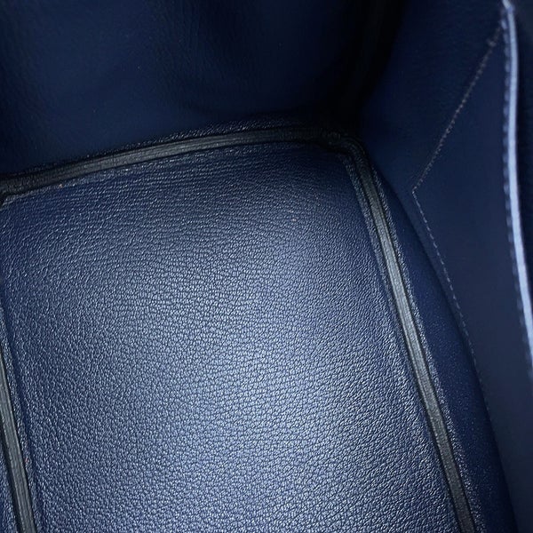 エルメス バーキン30 ブルーニュイ/ゴールド金具 トゴ X刻印 HERMES Birkin ハンドバッグ