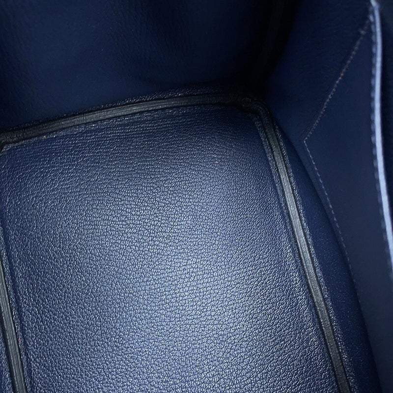 エルメス バーキン30 ブルーニュイ/ゴールド金具 トゴ X刻印 HERMES Birkin ハンドバッグ