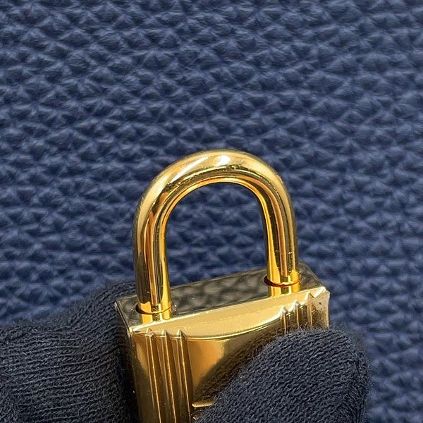 エルメス バーキン30 ブルーニュイ/ゴールド金具 トゴ X刻印 HERMES Birkin ハンドバッグ