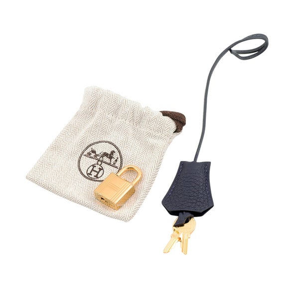 エルメス バーキン30 ブルーニュイ/ゴールド金具 トゴ X刻印 HERMES Birkin ハンドバッグ