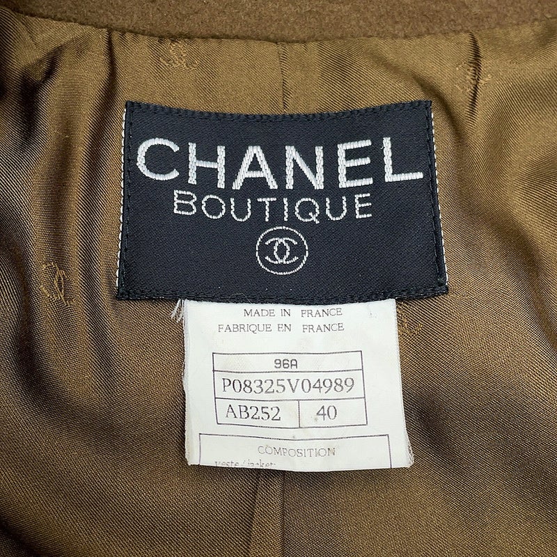 シャネル コート ピーコート ココボタン ハーフコート レディースサイズ40 P08325 CHANEL ヴィンテージ
