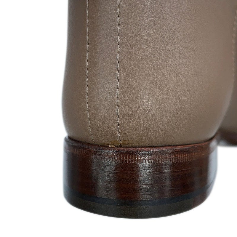 エルメス ブーツ ジャンピング ボックスカーフ レディースサイズ37 1/2 HERMES ロングブーツ