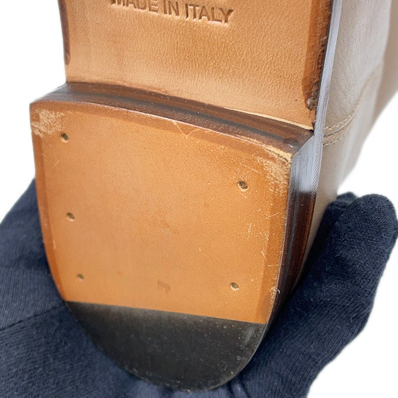 エルメス ブーツ ジャンピング ボックスカーフ レディースサイズ37 1/2 HERMES ロングブーツ