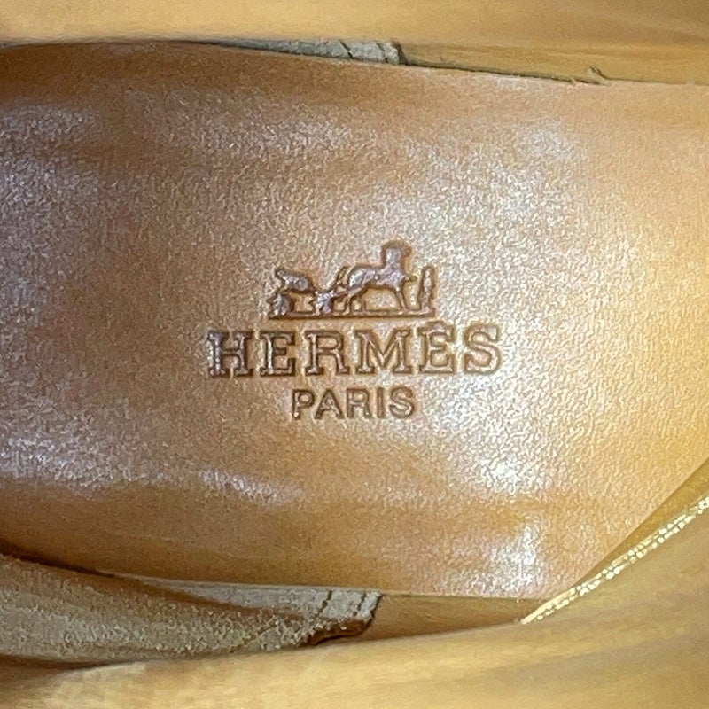 エルメス ブーツ ジャンピング ボックスカーフ レディースサイズ37 1/2 HERMES ロングブーツ