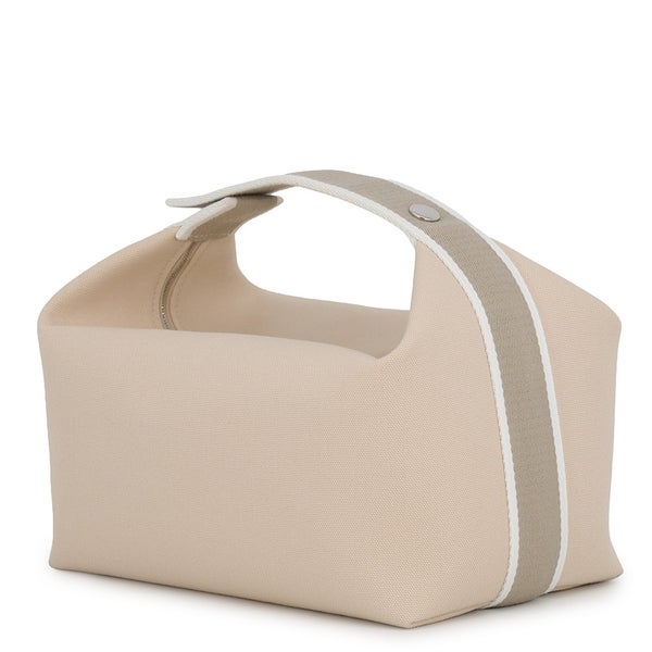 エルメス ポーチ ブリッド・ア・ブラックGM ナチュラル/シルバー金具 キャンバス HERMES バッグ 小物入れ