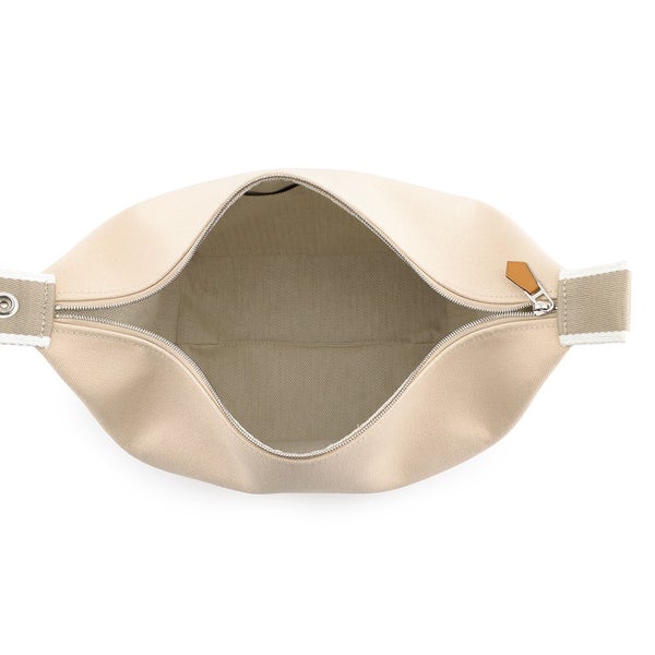 エルメス ポーチ ブリッド・ア・ブラックGM ナチュラル/シルバー金具 キャンバス HERMES バッグ 小物入れ