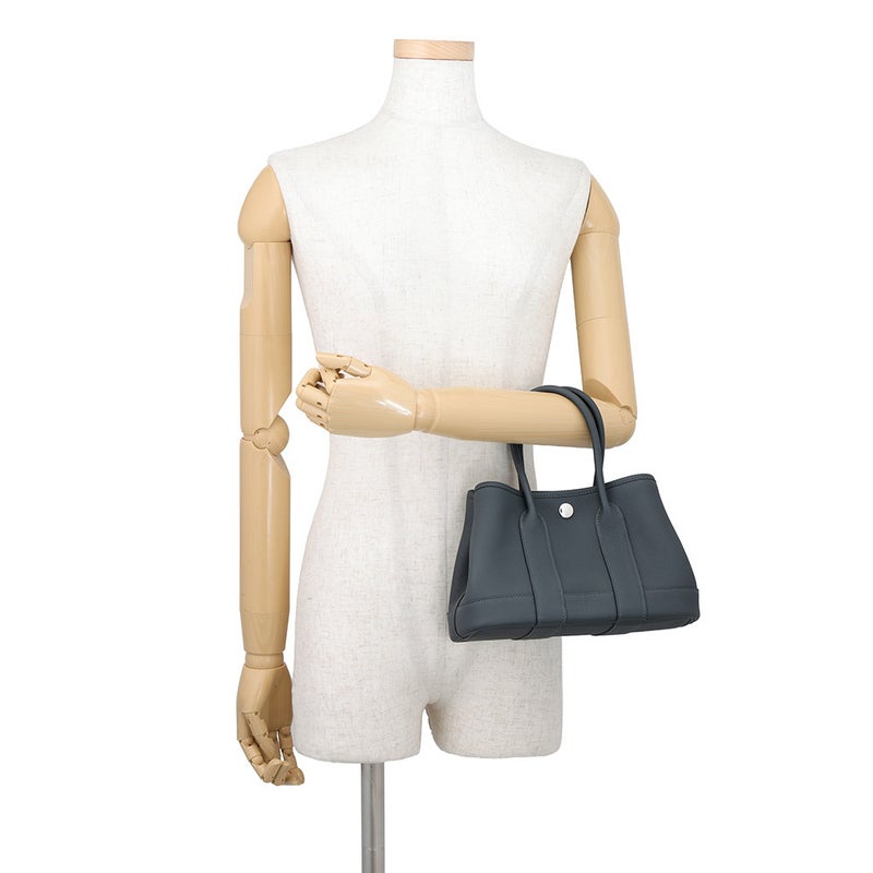 エルメス トートバッグ ネオ・ガーデン 23 ガーデンパーティ グリミスティ/シルバー金具 トゴ G刻印 HERMES