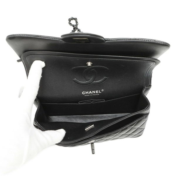 シャネル チェーンショルダーバッグ マトラッセ23 ココマーク ダブルチェーン ラムスキン A01113 CHANEL バッグ 黒