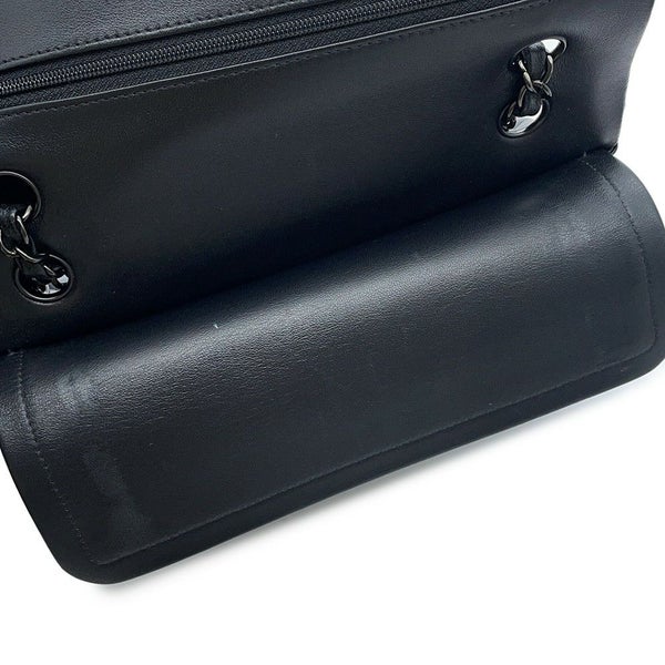 シャネル チェーンショルダーバッグ マトラッセ23 ココマーク ダブルチェーン ラムスキン A01113 CHANEL バッグ 黒