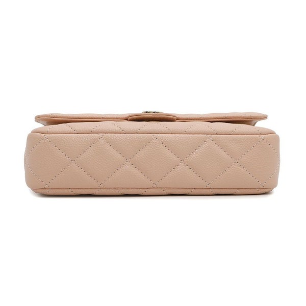 シャネル チェーンショルダーバッグ フラップ フォンケース マトラッセ ココマーク キャビアスキン AP2096 CHANEL ポシェット