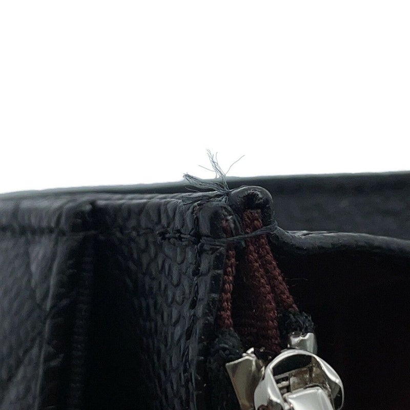 シャネル チェーンウォレット マトラッセ ココマーク キャビアスキン A33814 CHANEL 財布 黒