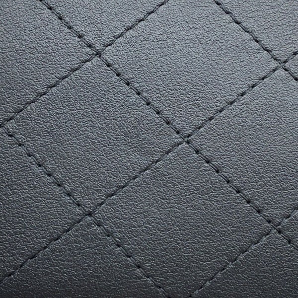 シャネル パスポートケース マトラッセ ココマーク カーフレザー AP3824 CHANEL 黒