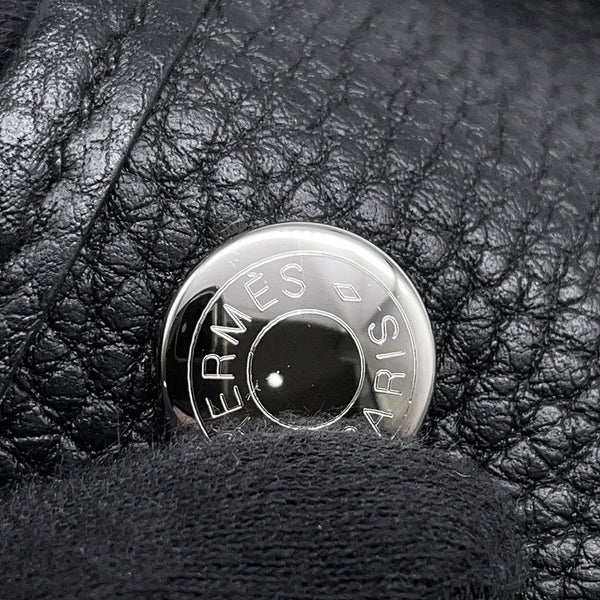 エルメス トートバッグ ガーデンパーティTPM ブラック/シルバー金具 ネゴンダ U刻印 黒