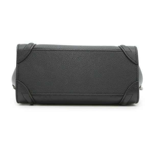 セリーヌ ハンドバッグ ラゲージ ナノショッパー 189243 CELINE 2way 黒