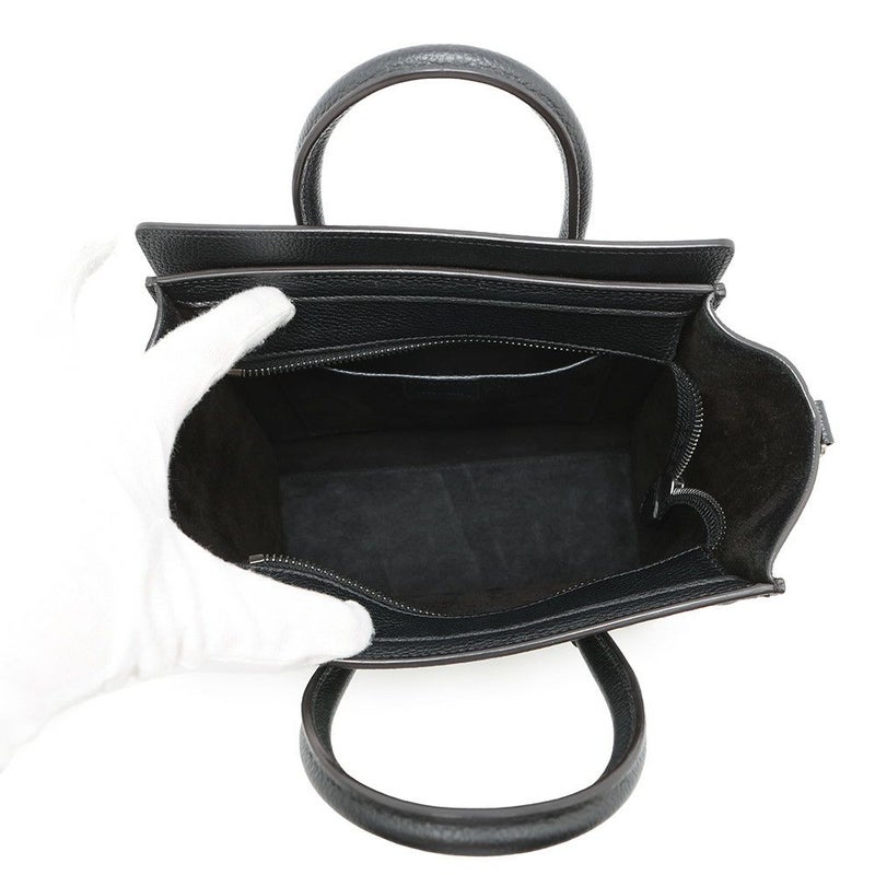 セリーヌ ハンドバッグ ラゲージ ナノショッパー 189243 CELINE 2way 黒