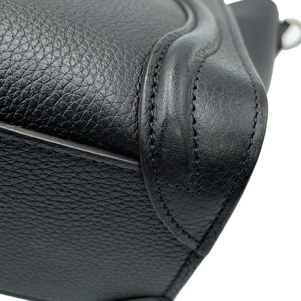 セリーヌ ハンドバッグ ラゲージ ナノショッパー 189243 CELINE 2way 黒